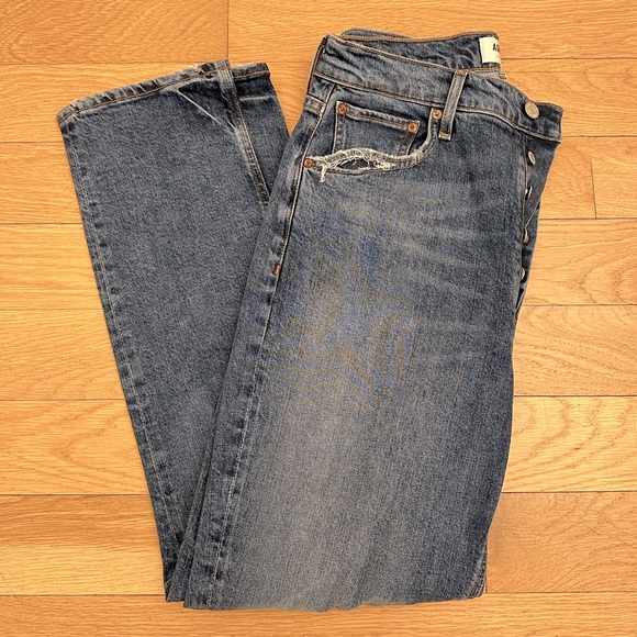 AGOLDE Riley High Rise Straight Jeans - Picture 7 of 8
